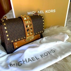 Micheal Kors Studded Cece Crossbody Bag